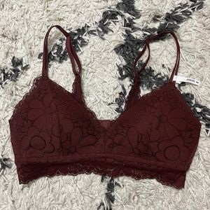 Aerie | Real Happy Wireless Lightly Lined Candy Lace Bra